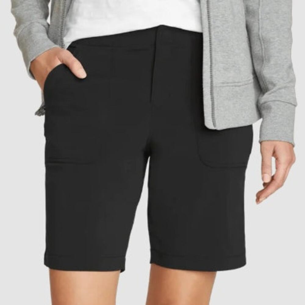 Eddie Bauer Horizon Bermuda Shorts Size 14 Black